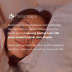 Malamaya - Sarung Bantal Premium Satin Silk Beauty Pillowcase