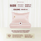 Malamaya - Paket 2 Pcs Sarung Bantal Satin Silk Beauty Pillowcase